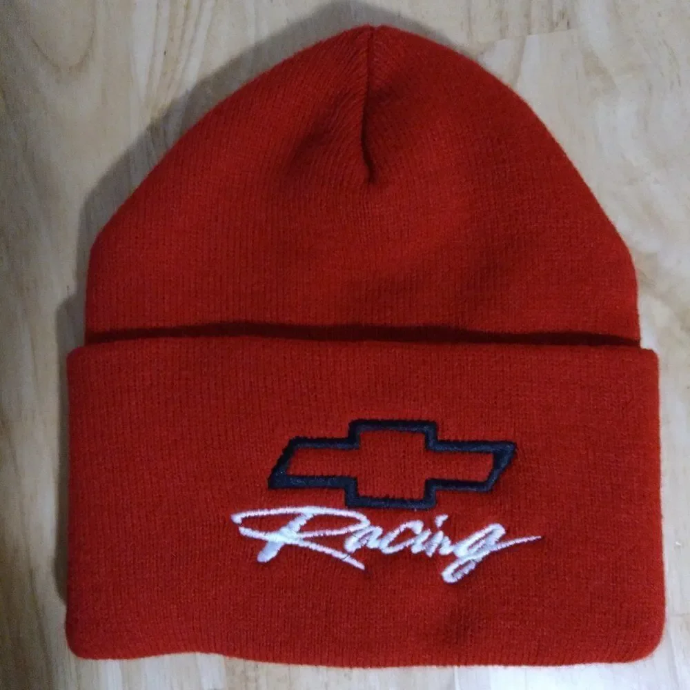NWOT Deadstock Drew Pearson Chevy Racing Chevrolet Beanie Hat Cap